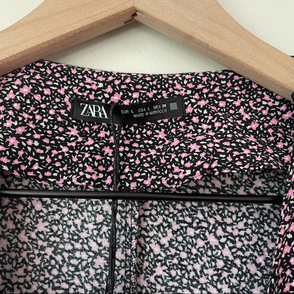 Zara Floral Print Double Breasted Blazer Jumpsuit - Picture 4 of 9